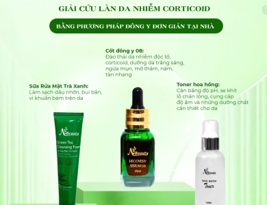 Giải cứu làn da nhiễm Corticoid cùng phương pháp Đông Y độc quyền từ N Beauty