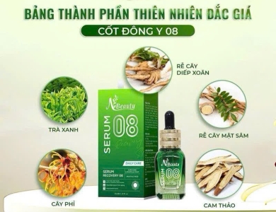 Cốt Đông Y 08 - Giải pháp chăm sóc và thanh lọc da từ thảo dược