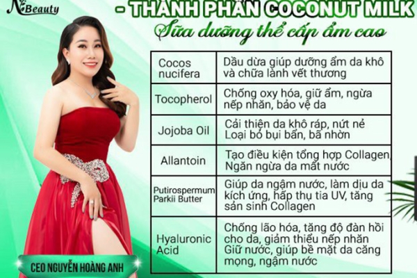 Hiệu ứng khủng từ siêu phẩm mới coconut milk