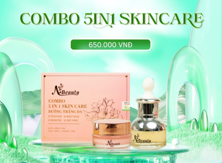 Khám phá thành phần nổi bật của Combo 5 in1 N Beauty