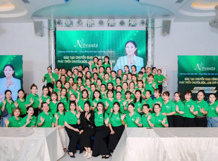 N Beauty tổ chức chương  trình đào tạo đặc biệt - Chuyển giao công nghệ phát triển chuyên môn - Làm chủ kinh doanh" 