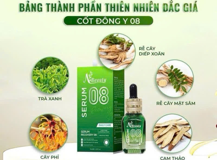 Cốt Đông Y 08 - Giải pháp chăm sóc và thanh lọc da từ thảo dược
