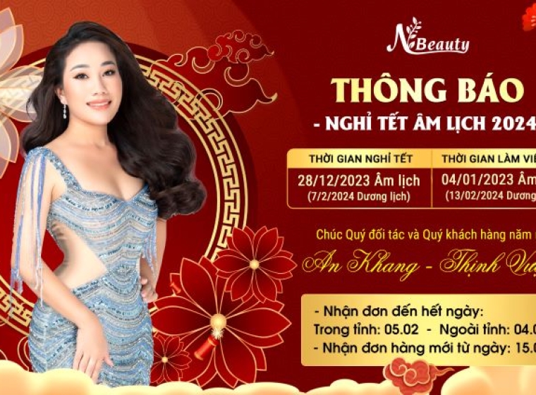 THÔNG BÁO LỊCH NGHỈ TẾT ÂM LỊCH 2024 