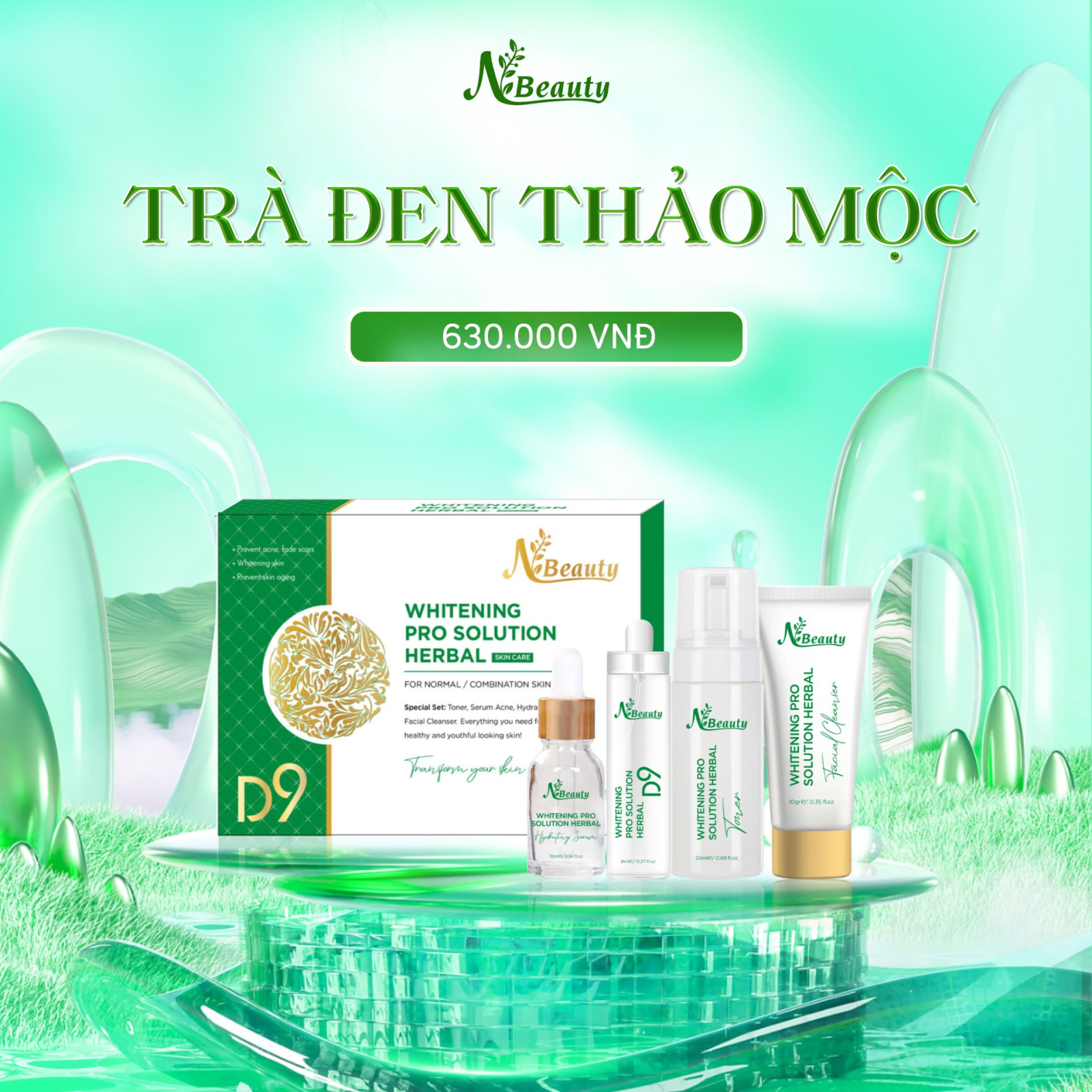 Combo Trà Đen Thảo Mộc